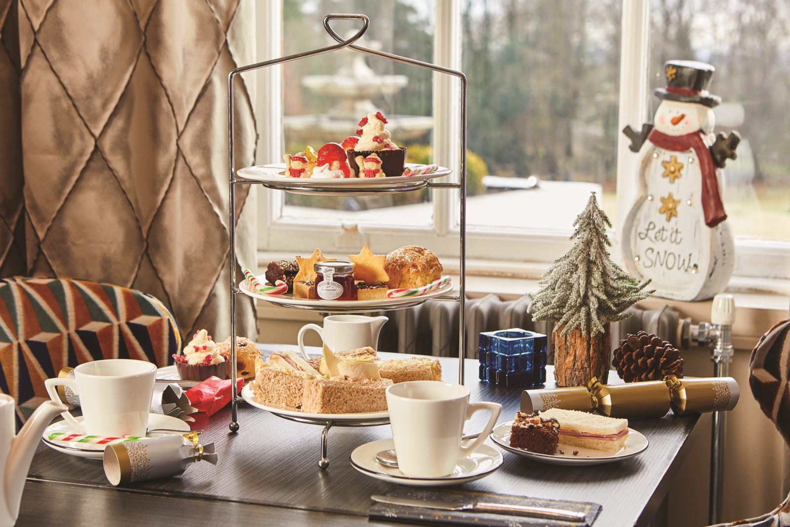 Hetland Hall Afternoon Tea Festive Christmas